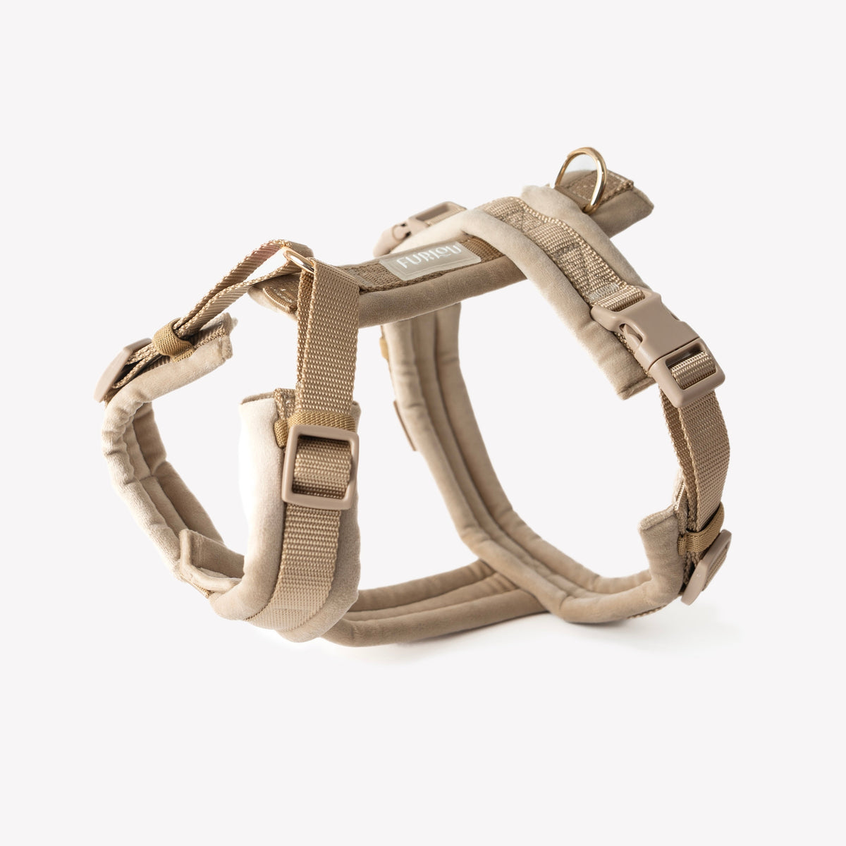 Sand Velvet Dog Harness – Soft & Adjustable