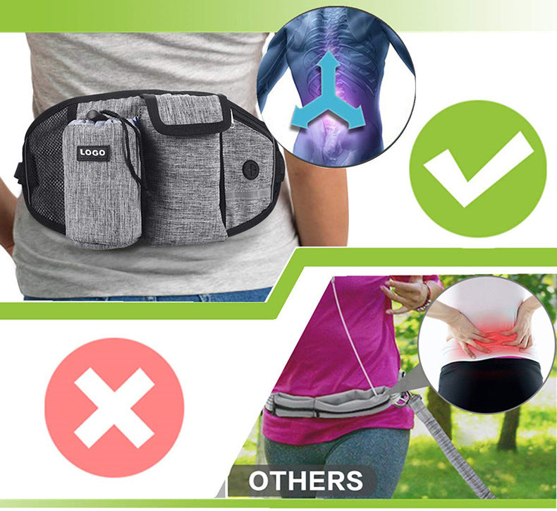 Hands-Free Dog Walking & Training Waist Bag Set