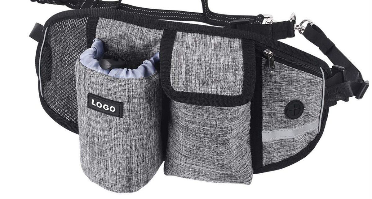 Hands-Free Dog Walking & Training Waist Bag Set