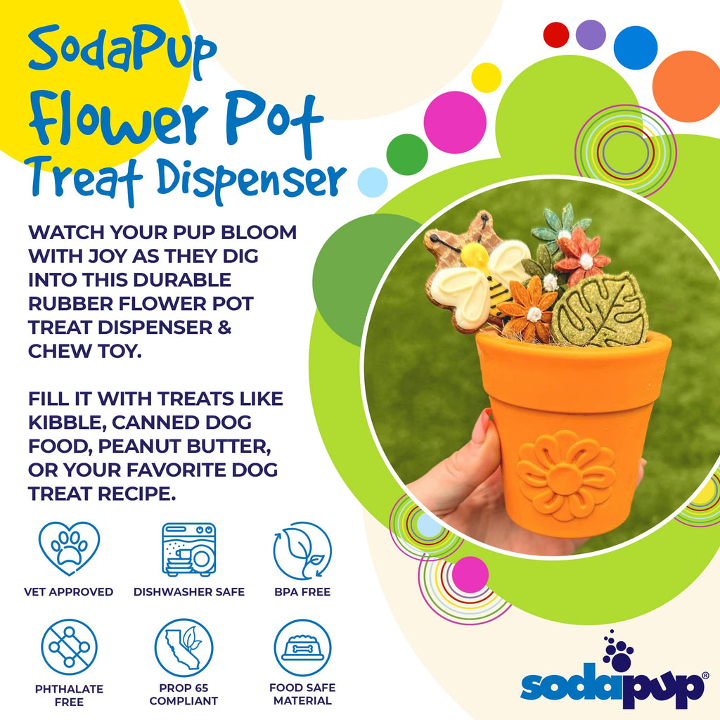 Flower Pot Interactive Treat & Enrichment Toy
