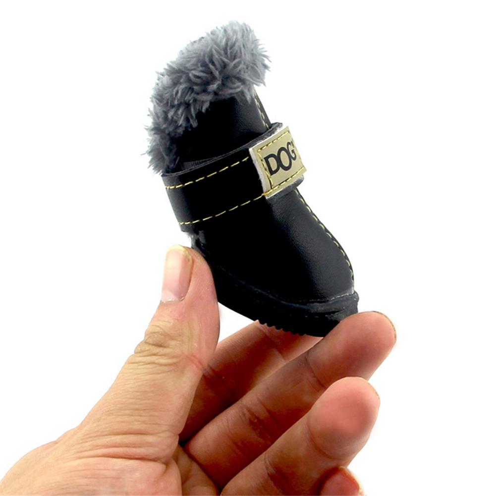 Waterproof Fleece-Lined Dog Boots – Warm & Non-Slip