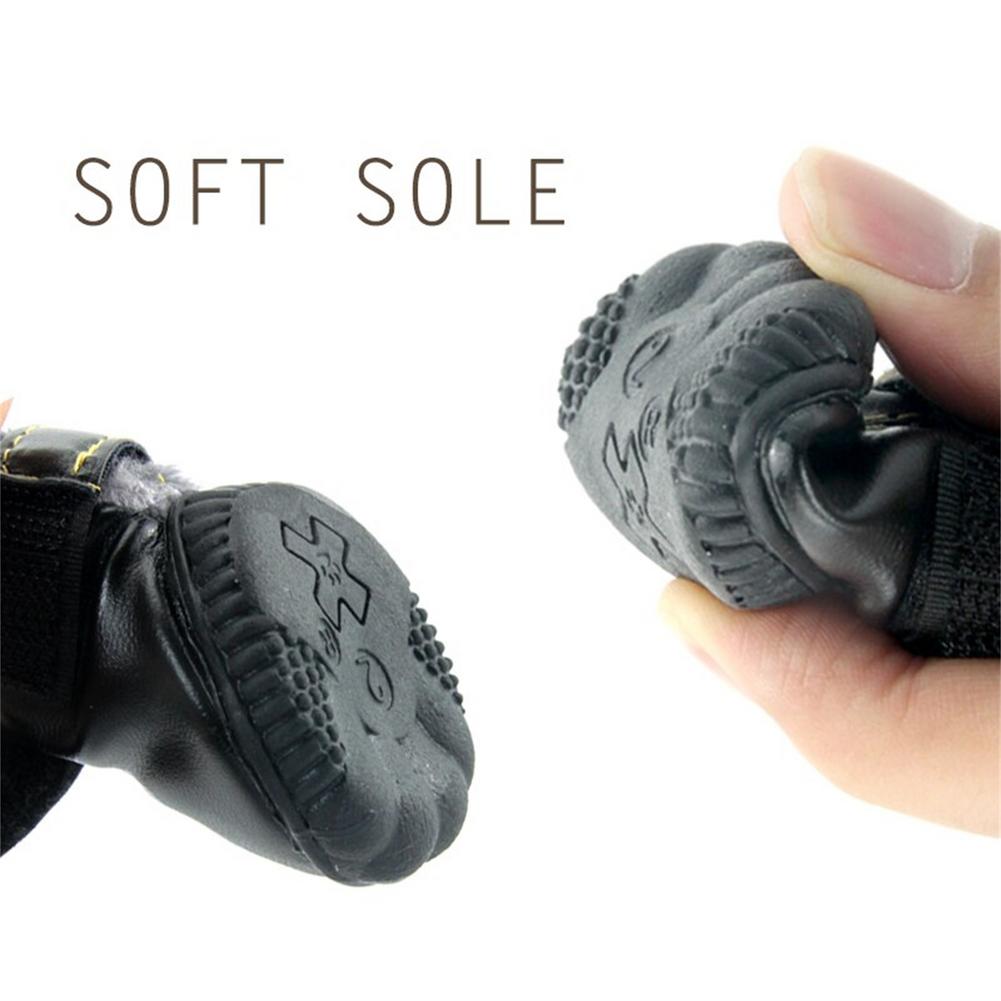 Waterproof Fleece-Lined Dog Boots – Warm & Non-Slip