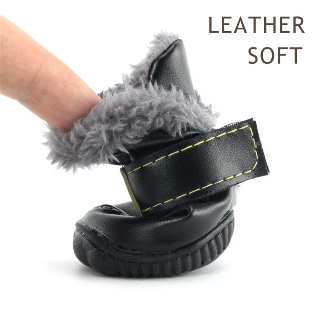 Waterproof Fleece-Lined Dog Boots – Warm & Non-Slip