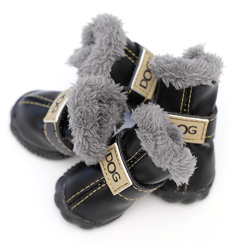 Waterproof Fleece-Lined Dog Boots – Warm & Non-Slip