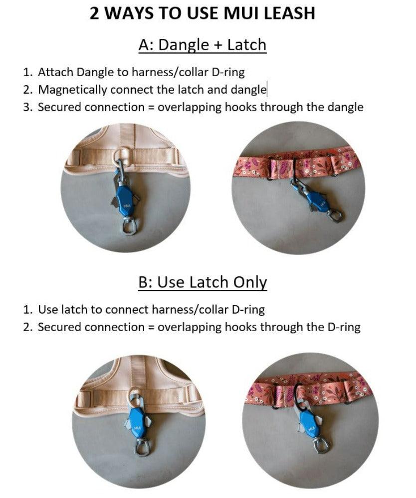 Magnetic Dog Leash – One-Hand Connect & Release