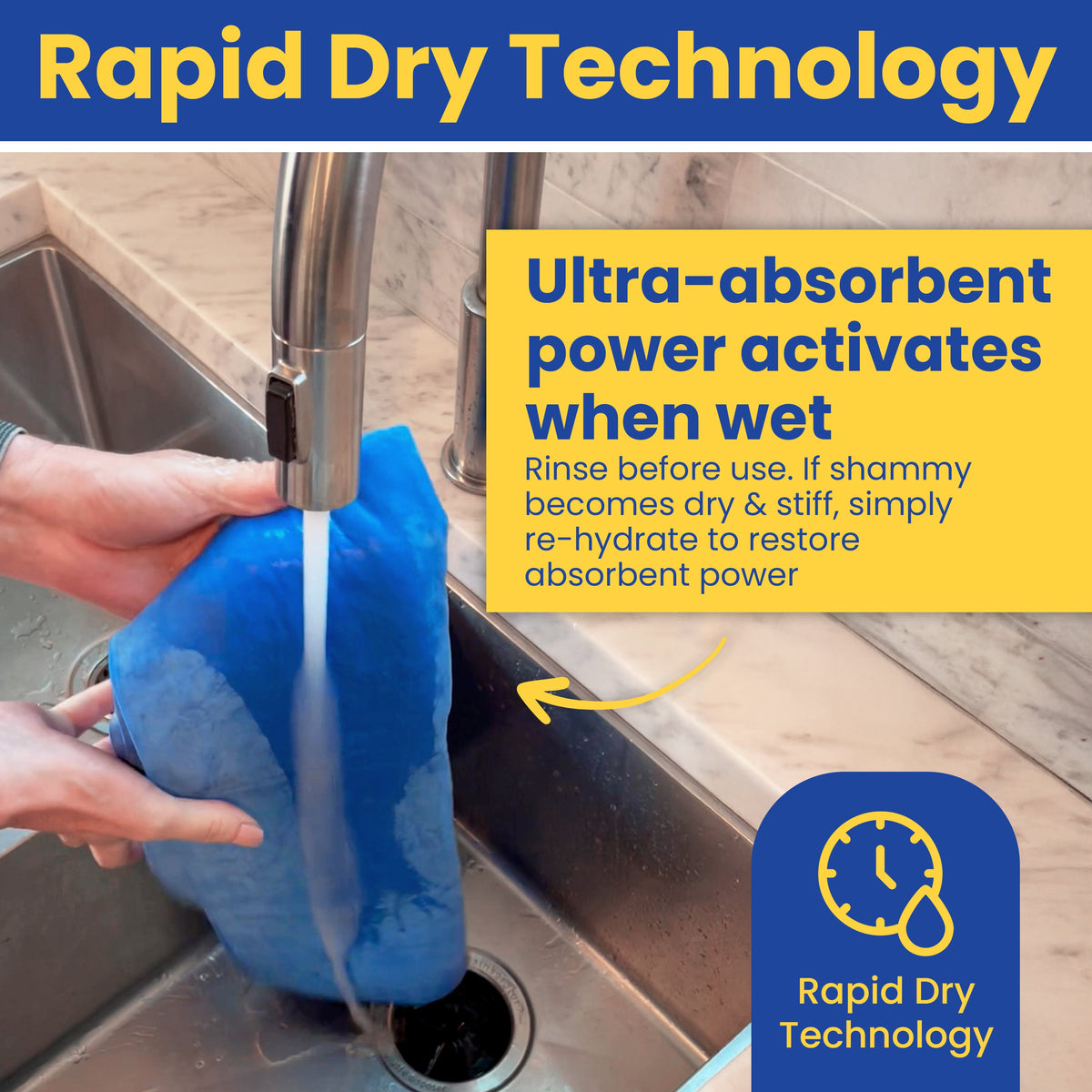 Quick-Dry Dog Shammy Towel – Reusable & Absorbent