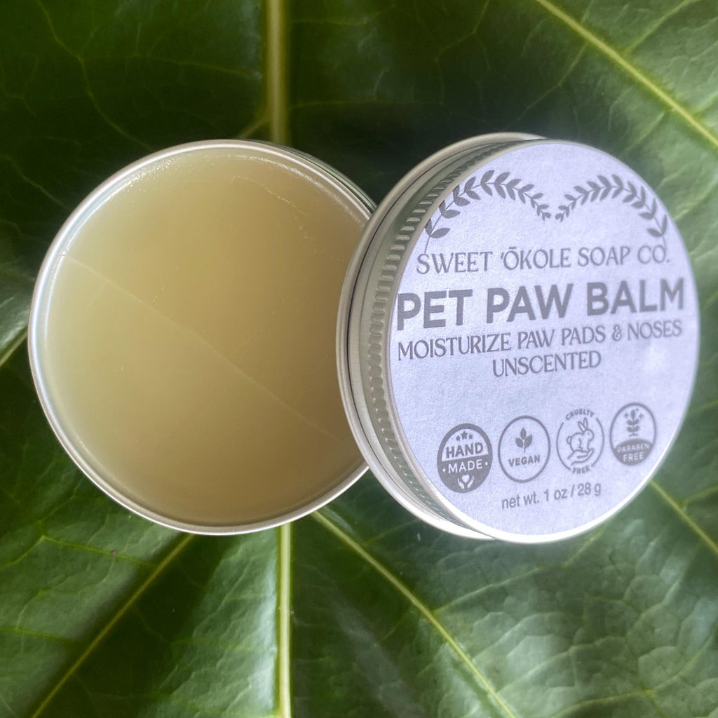 Natural Paw Balm for Dogs & Cats – Unscented