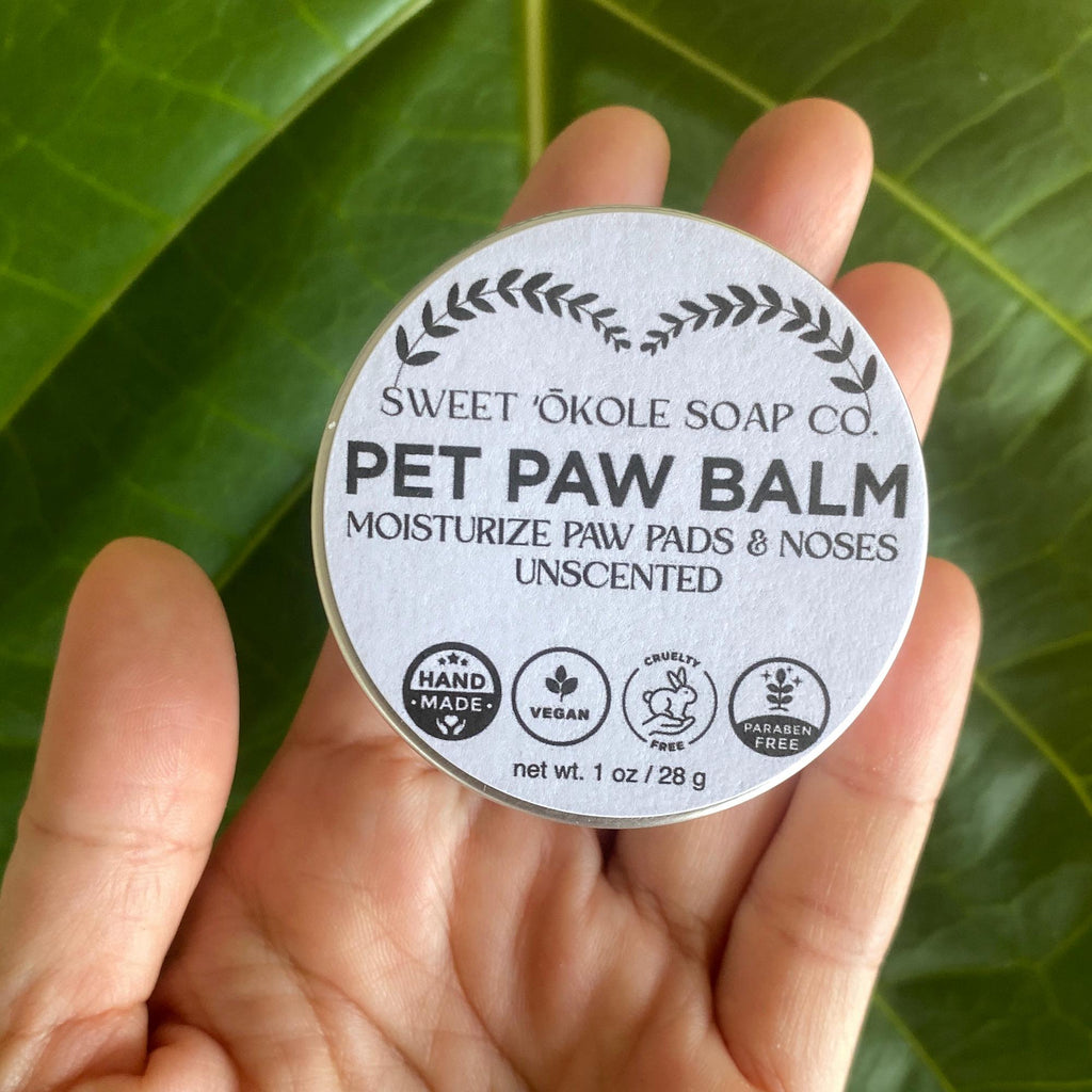 Natural Paw Balm for Dogs & Cats – Unscented