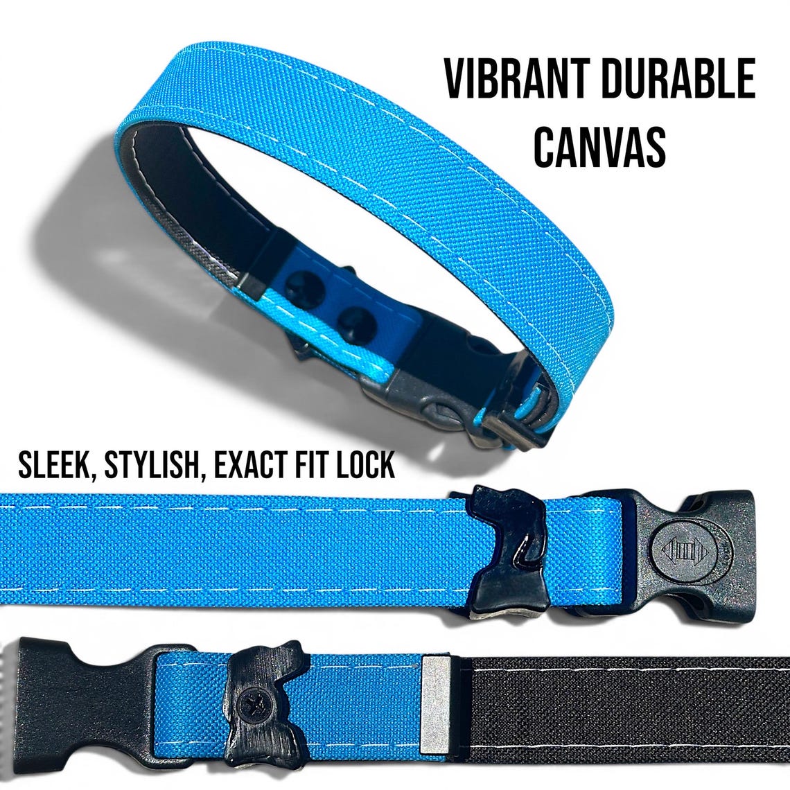 Waterproof AirTag Dog Collar with Built-In Holder