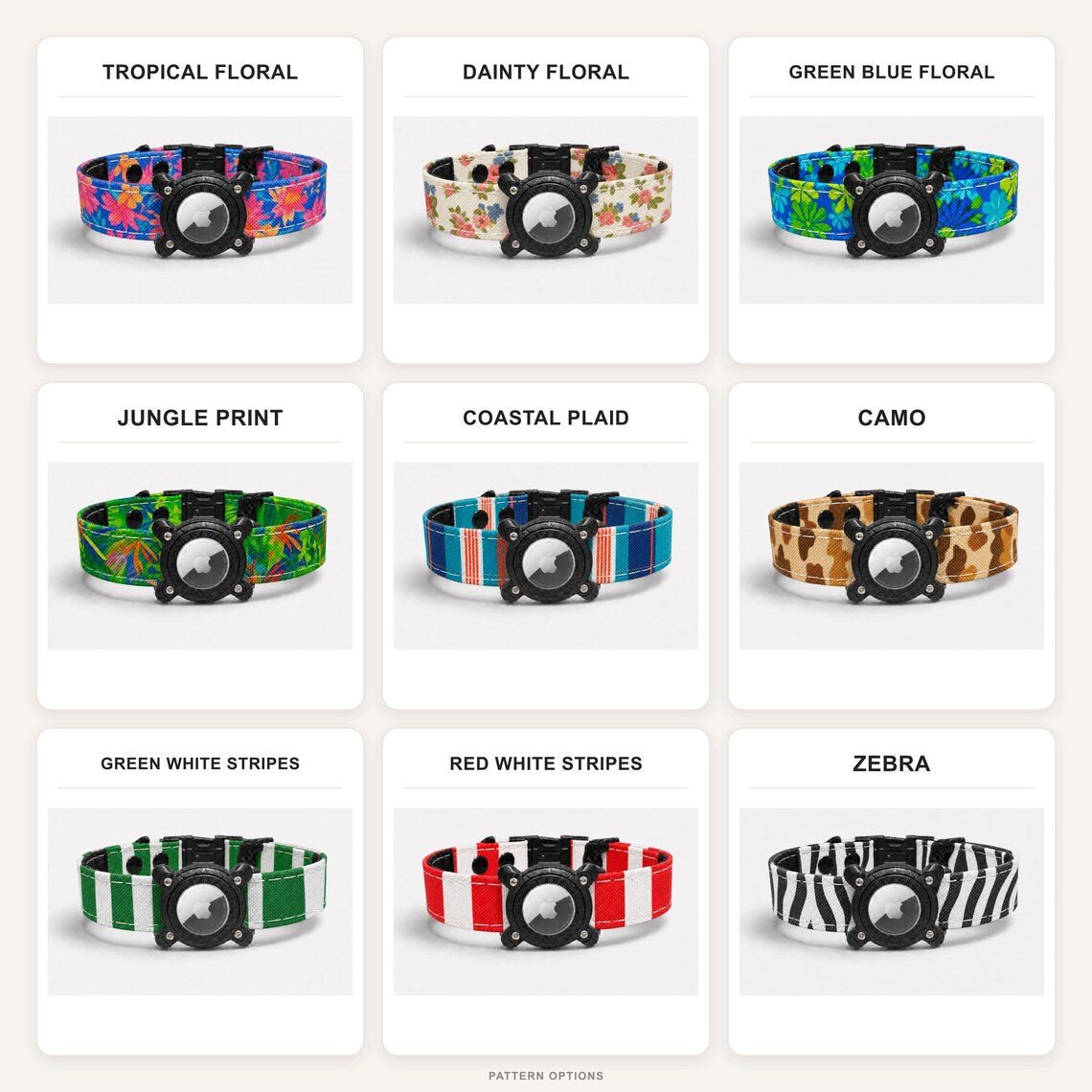 Waterproof AirTag Dog Collar with Built-In Holder
